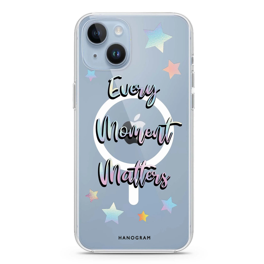 Every moment matters iPhone 14 Magsafe 兼容水晶透明保護殼