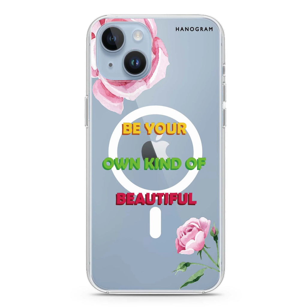 You are beautiful iPhone 14 Magsafe 兼容水晶透明保護殼