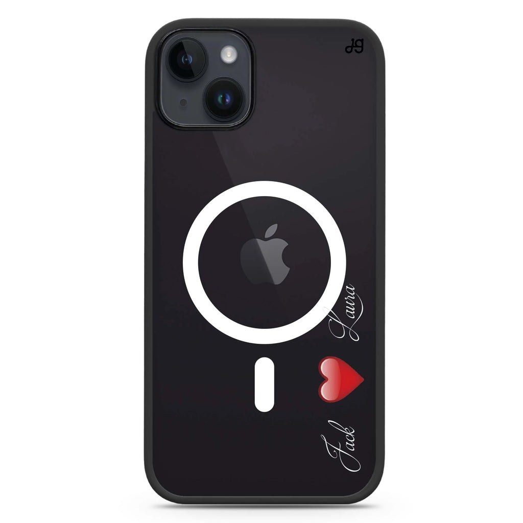 You & Me iPhone 14 Plus Magsafe 兼容防衝擊保護殼
