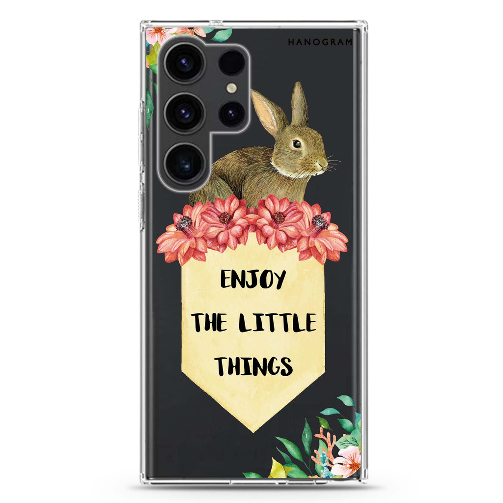 Enjoy the little things Samsung Galaxy Ultra 透明保護殼，適用 S26/S25/S24/S23 Ultra，圖1