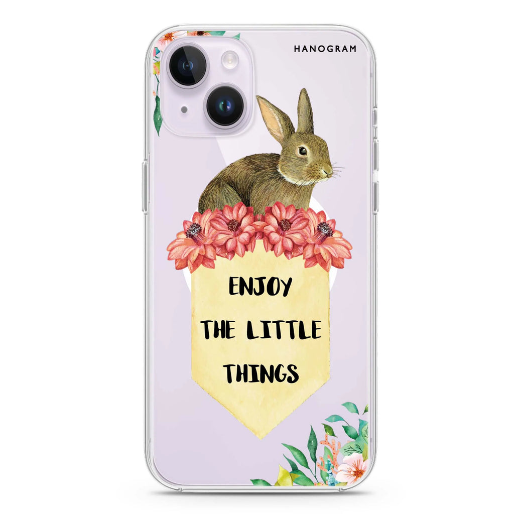 Enjoy the little things iPhone 14 Plus Magsafe 兼容水晶透明保護殼