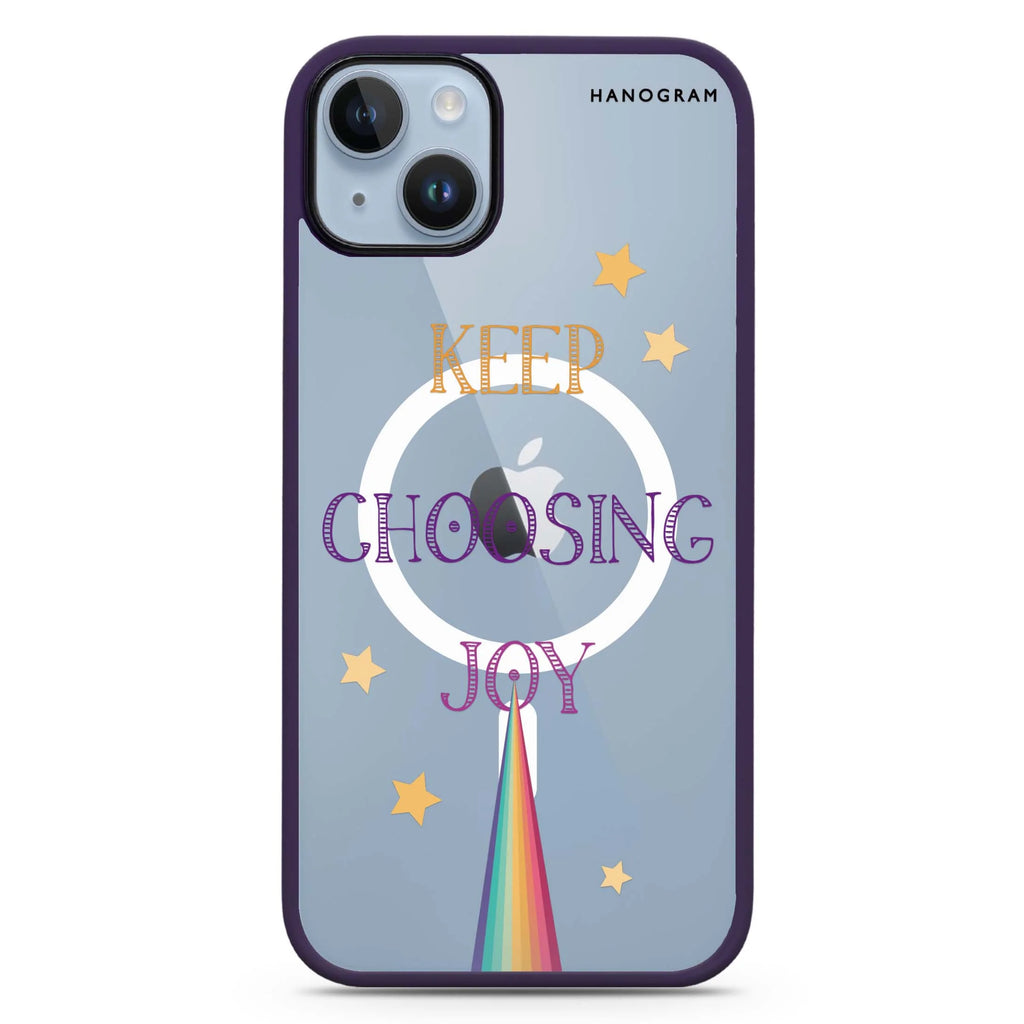 Keep choosing joy iPhone 14 Plus Magsafe 兼容防衝擊保護殼