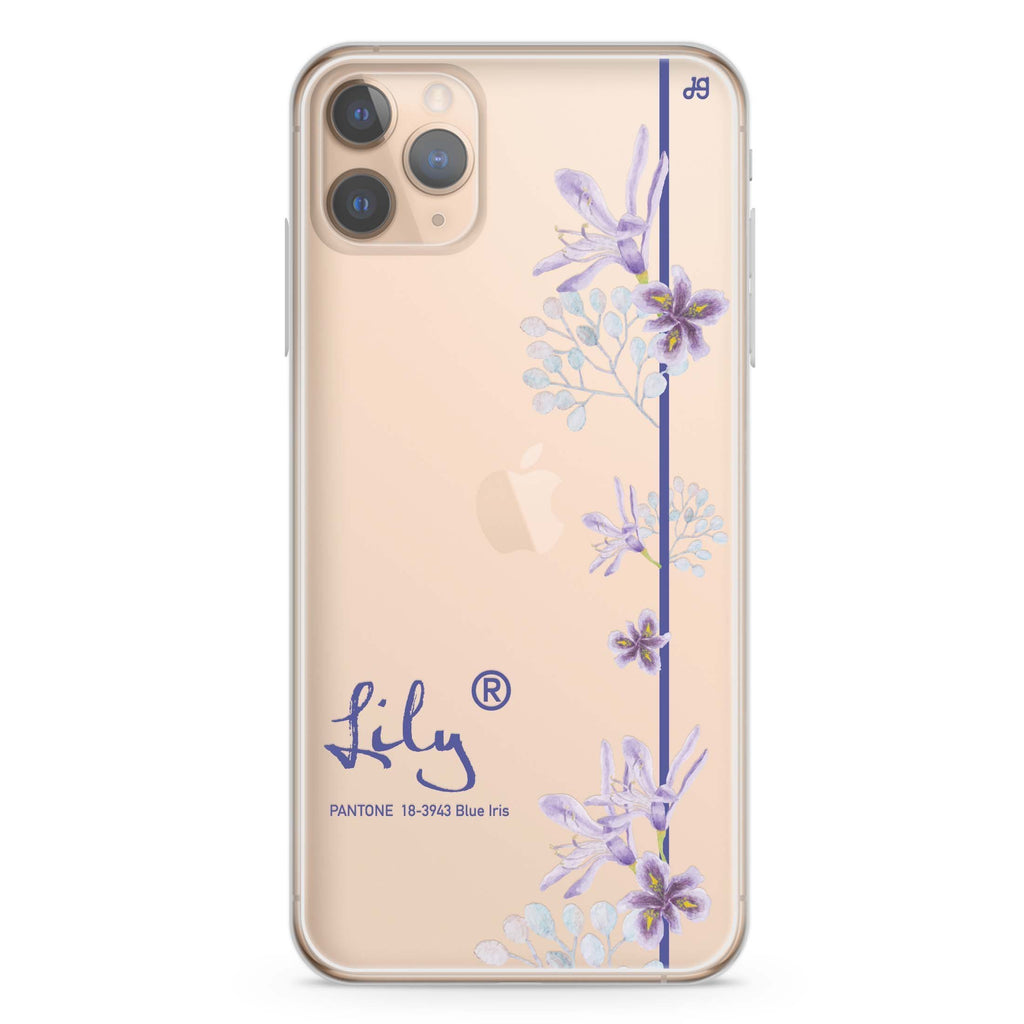 #18-3943 Blue Iris II iPhone 11 Pro Max 水晶透明保護殼