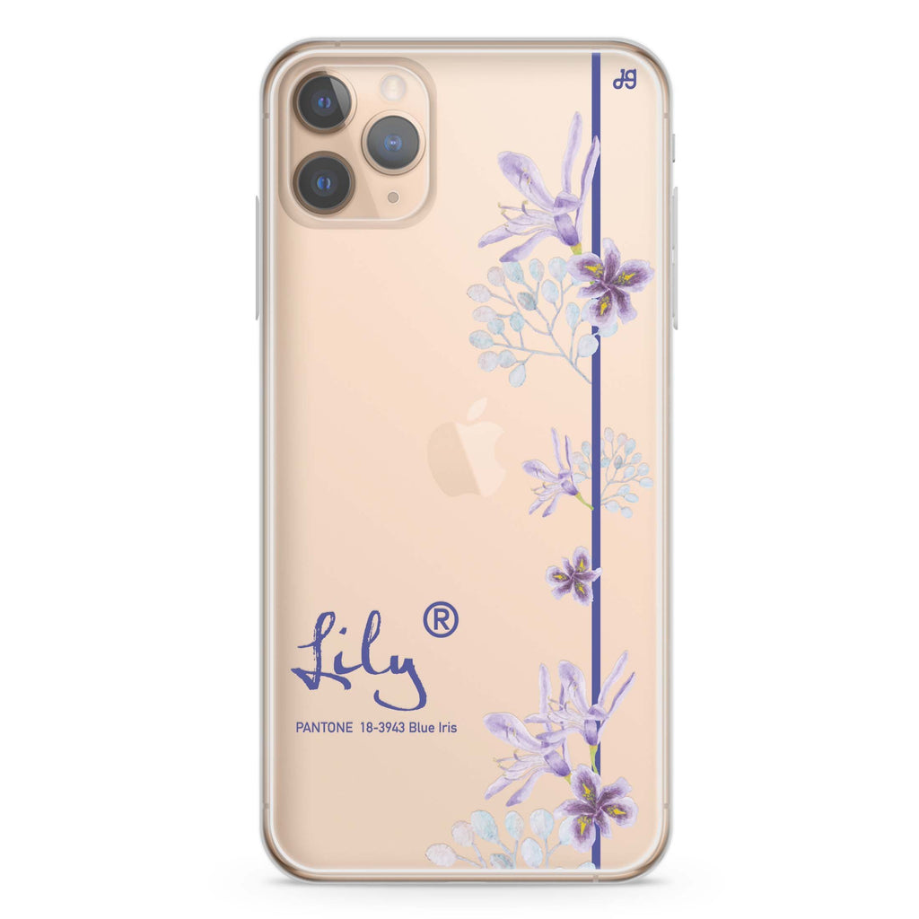 #18-3943 Blue Iris II iPhone 11 Pro 水晶透明保護殼