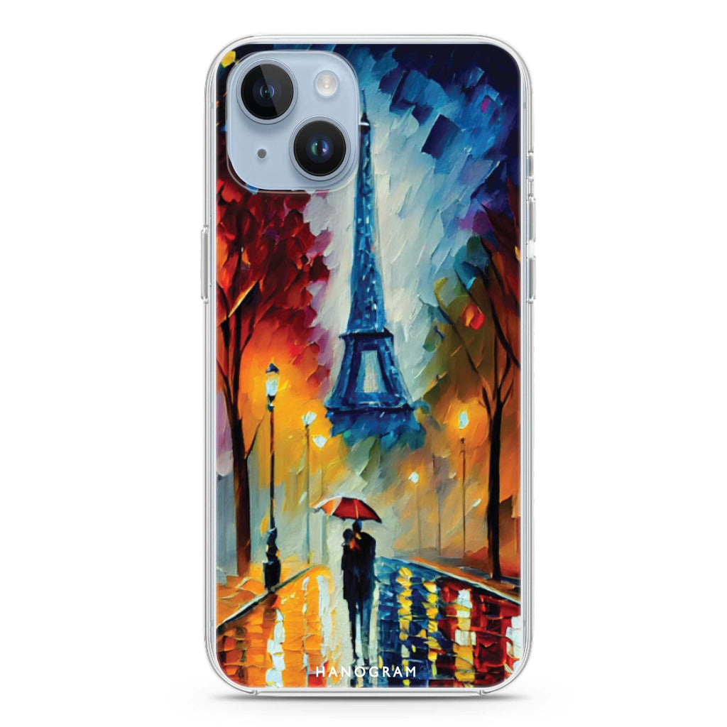Romantic Paris iPhone 14 Plus 水晶透明保護殼