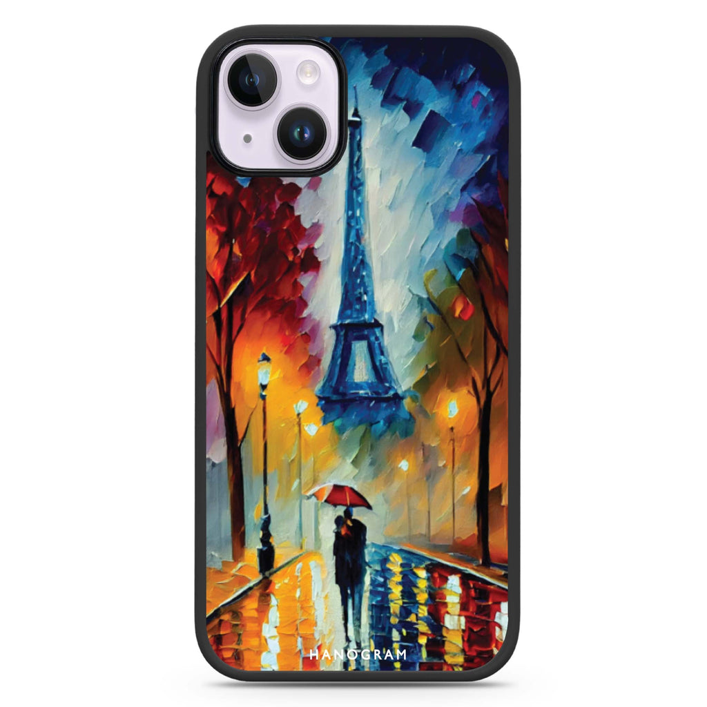 Romantic Paris iPhone 14 Plus Magsafe 兼容防衝擊保護殼