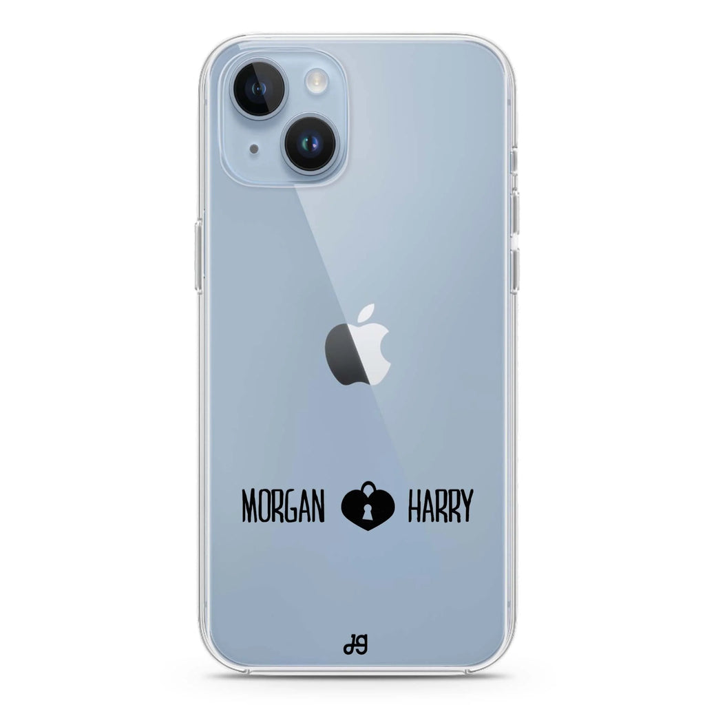 Love Lock iPhone 14 plus 水晶透明保護殼