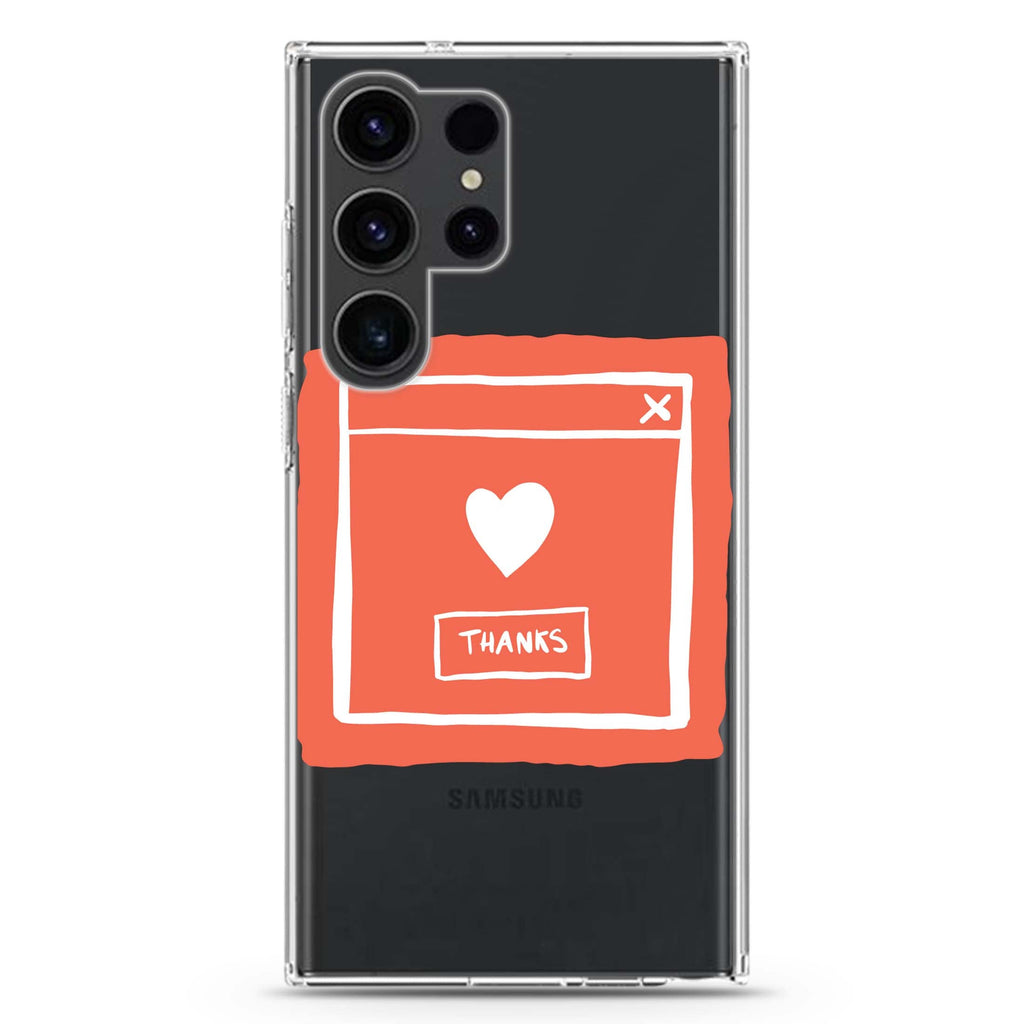 Sweet THANKS Samsung Galaxy Ultra 透明保護殼，適用 S26/S25/S24/S23 Ultra，圖1