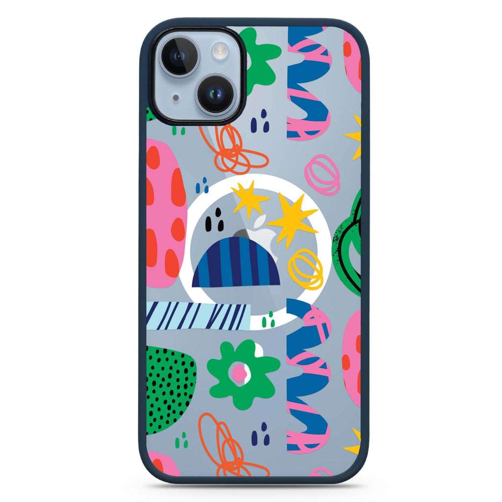 Abstract Drawing by Joe iPhone 14 Plus Magsafe 兼容防衝擊保護殼