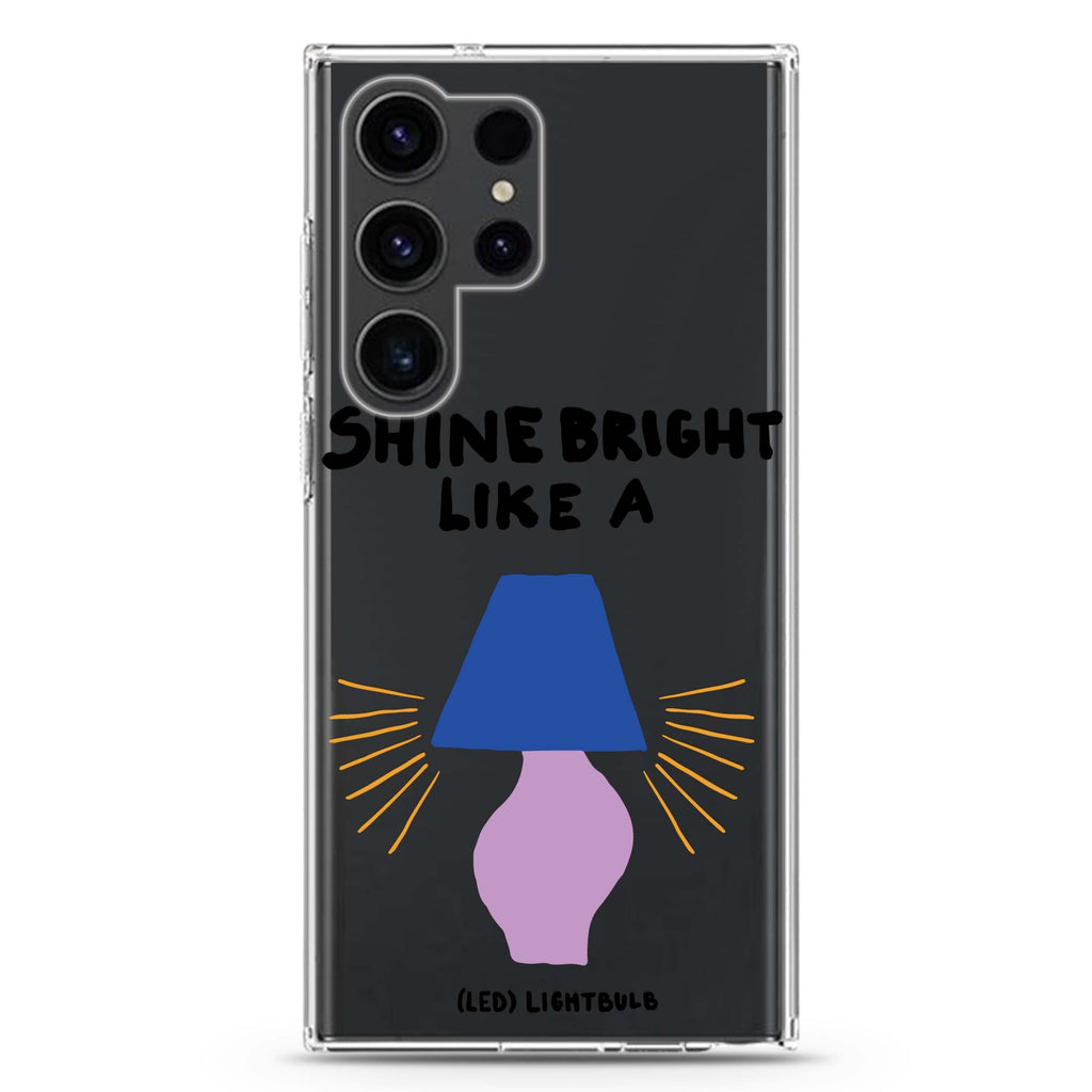 Shine Bright Like a LED Samsung Galaxy Ultra 透明保護殼，適用 S26/S25/S24/S23 Ultra，圖1