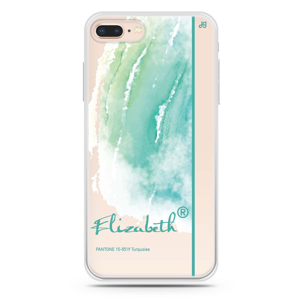 #15-5519 Turquoise II iPhone 8 Plus 水晶透明保護殼