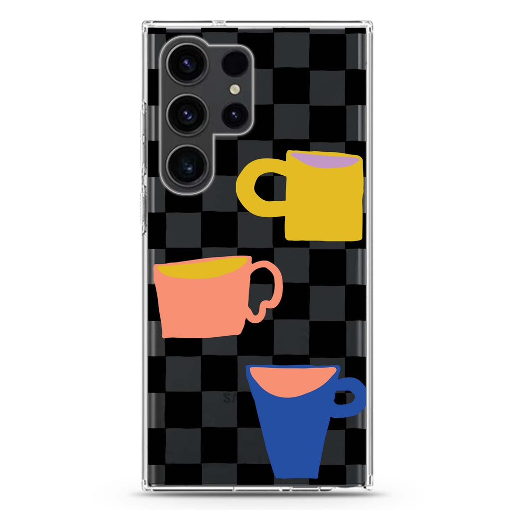 3 Cups Samsung Galaxy Ultra 透明保護殼，適用 S26/S25/S24/S23 Ultra，圖1