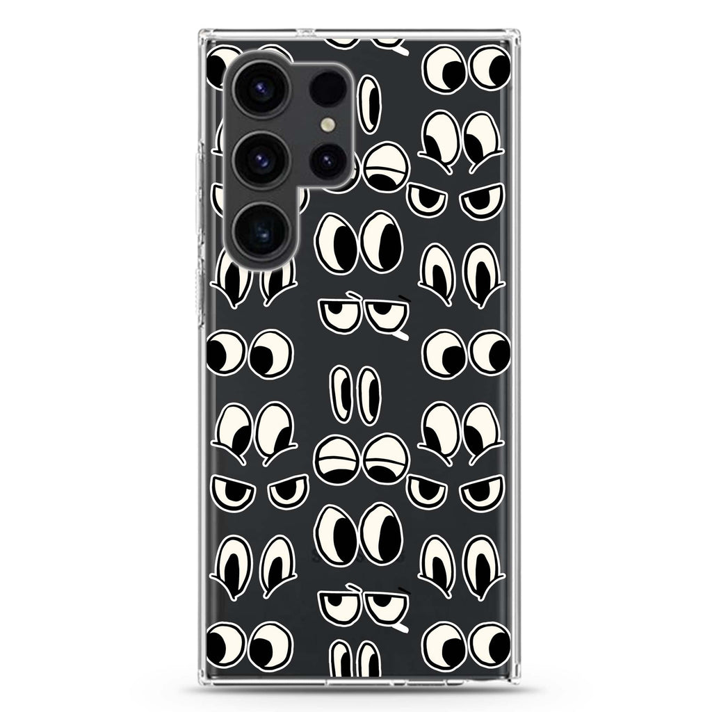 Look at me Samsung Galaxy Ultra 透明保護殼，適用 S26/S25/S24/S23 Ultra，圖1