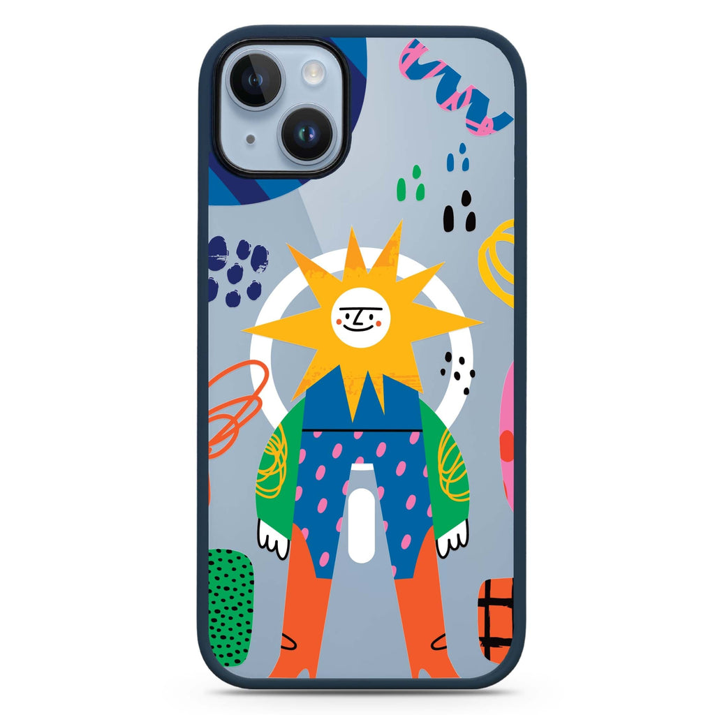Abstract People iPhone 14 Plus Magsafe 兼容防衝擊保護殼