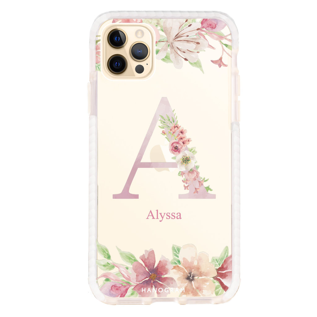 Monogram & Floral iPhone 13 Pro 吸震防摔保護殼2.0