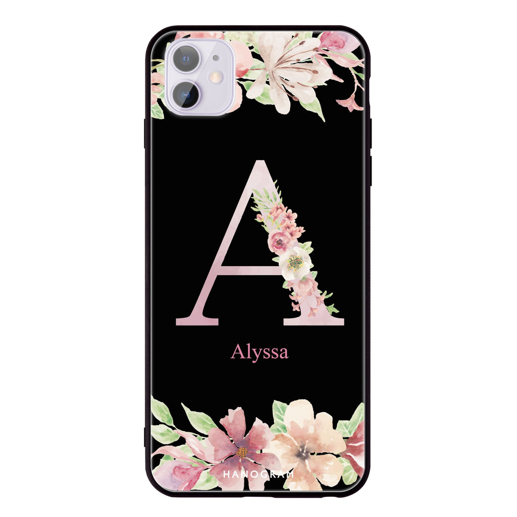 Monogram & Floral iPhone 11 超薄強化玻璃殻