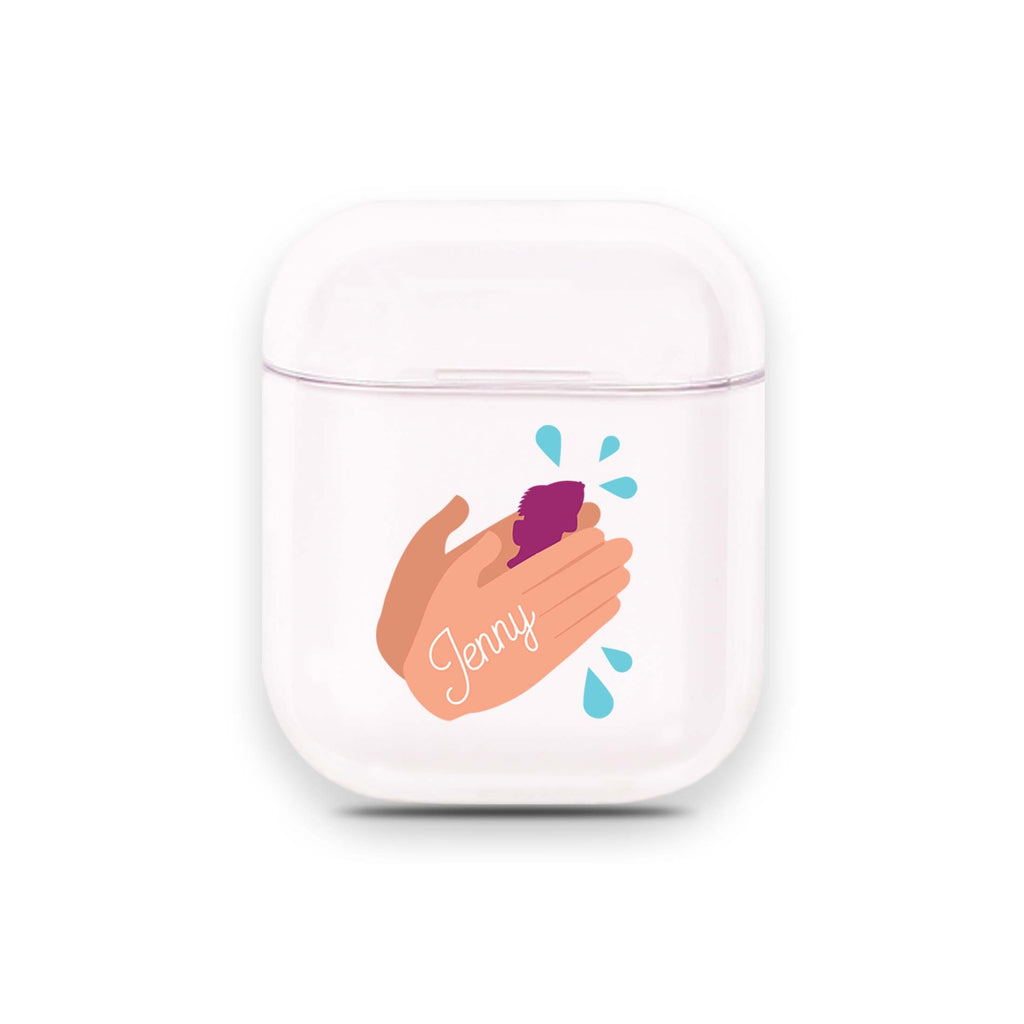 Wash your hands Airpods 透明保護殻