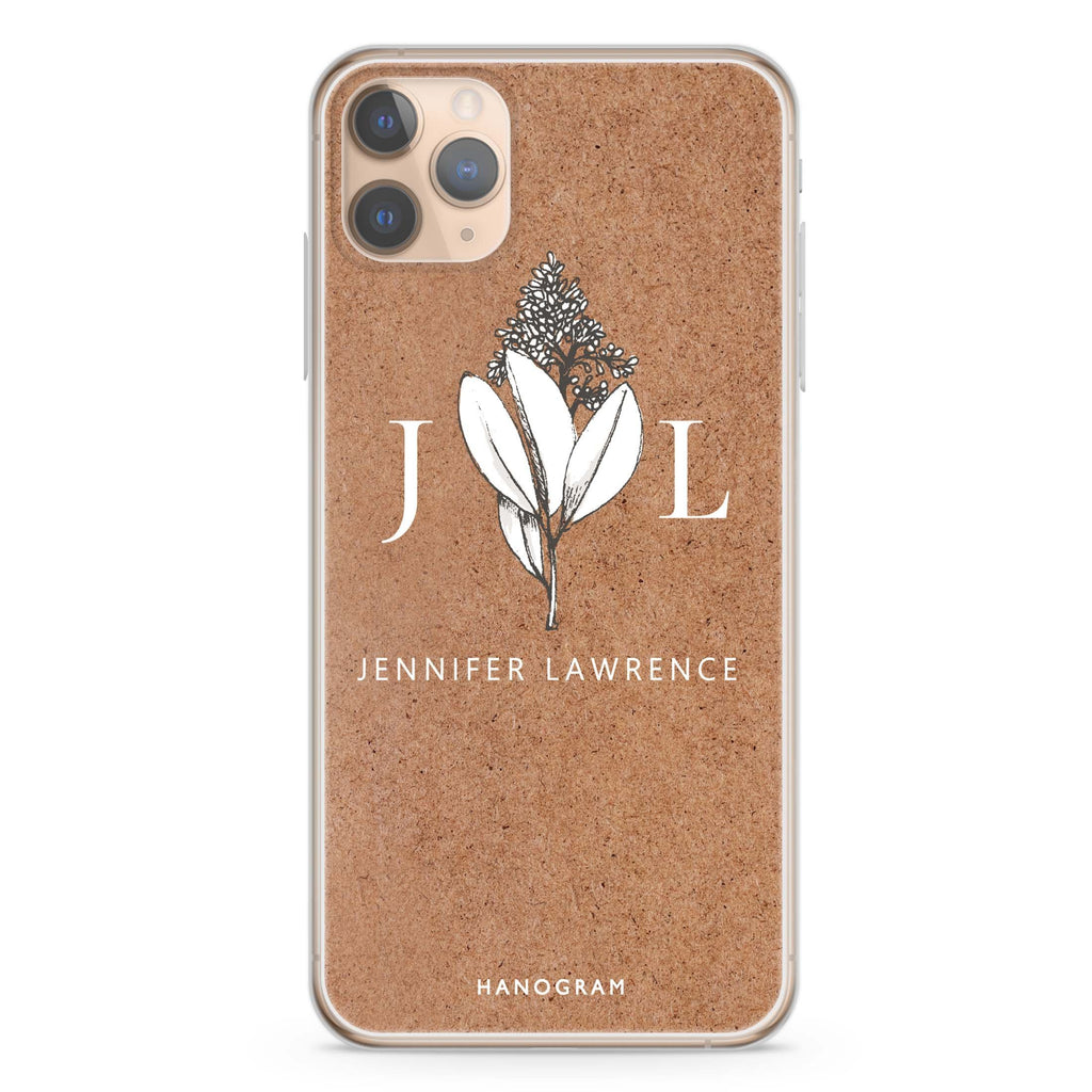 Stylish Floral iPhone 11 Pro 水晶透明保護殼