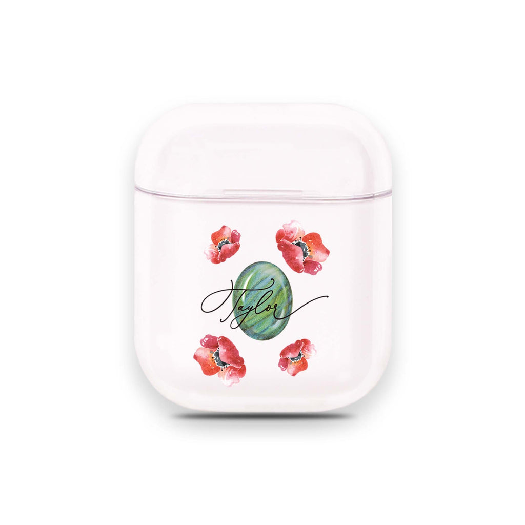 The Greengem Flowers AirPods 透明保護殻