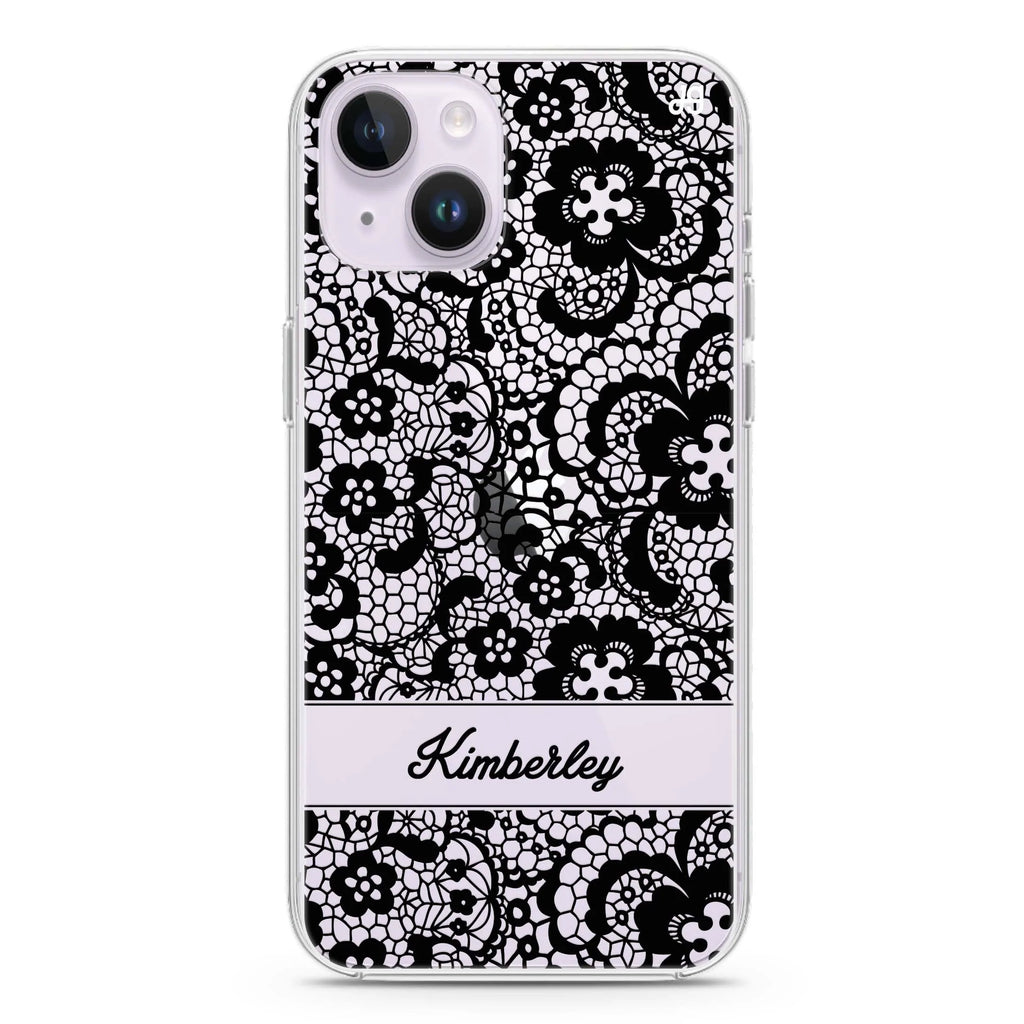 My Lace iPhone 14 plus 水晶透明保護殼