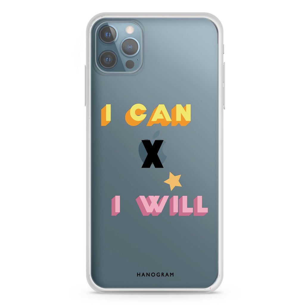 I can x I will iPhone 12 透明軟保護殻