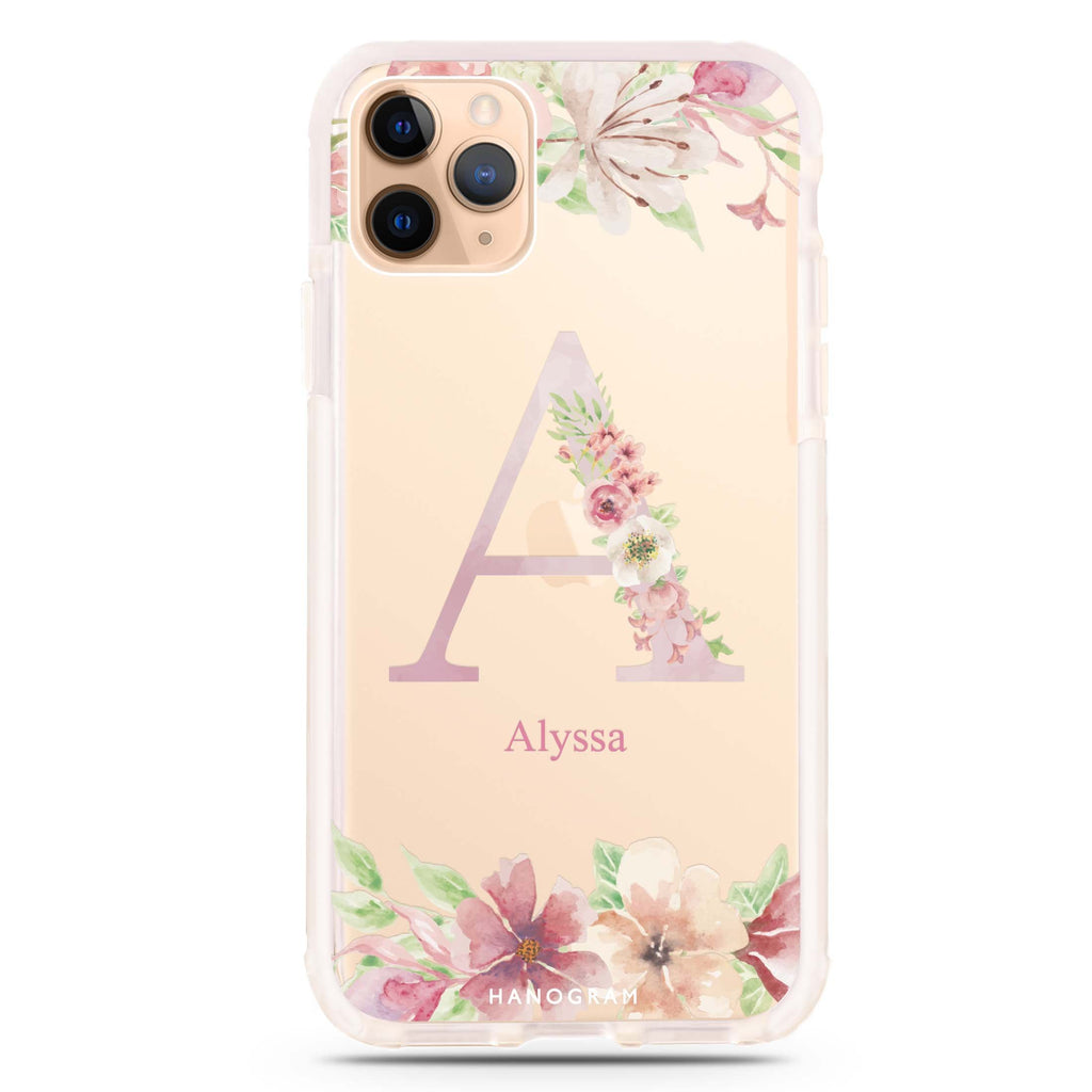 Monogram & Floral iPhone 11 Pro 吸震防摔保護殼