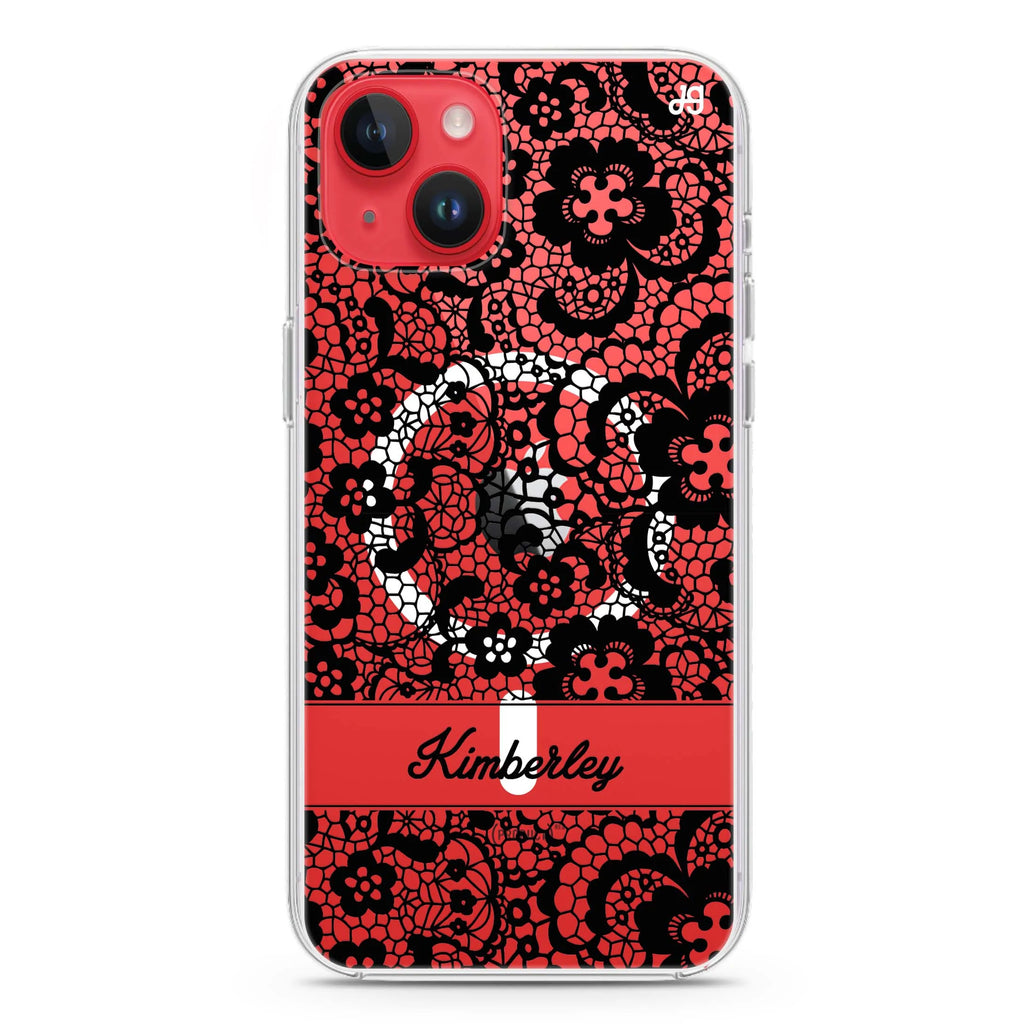 My Lace iPhone 14 Plus Magsafe 兼容水晶透明保護殼
