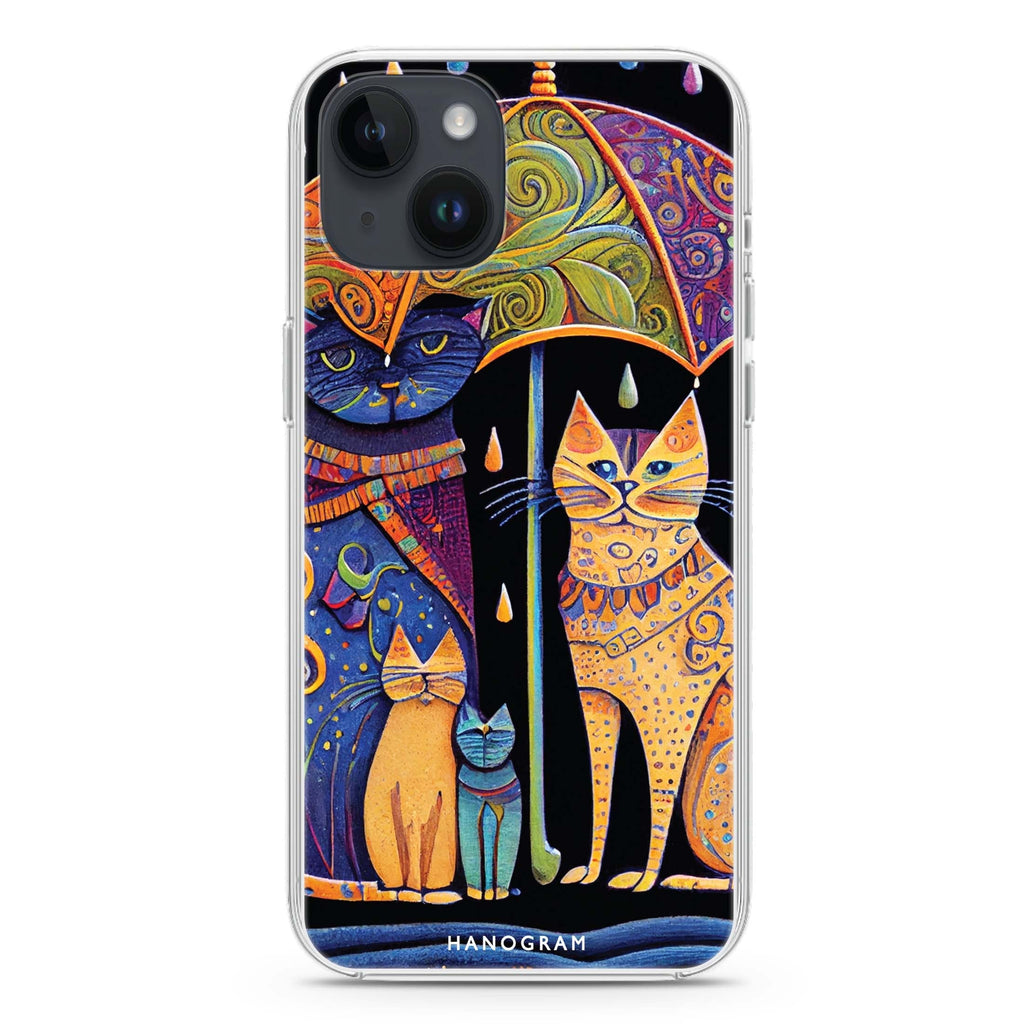 Raining Cat iPhone 14 plus 水晶透明保護殼