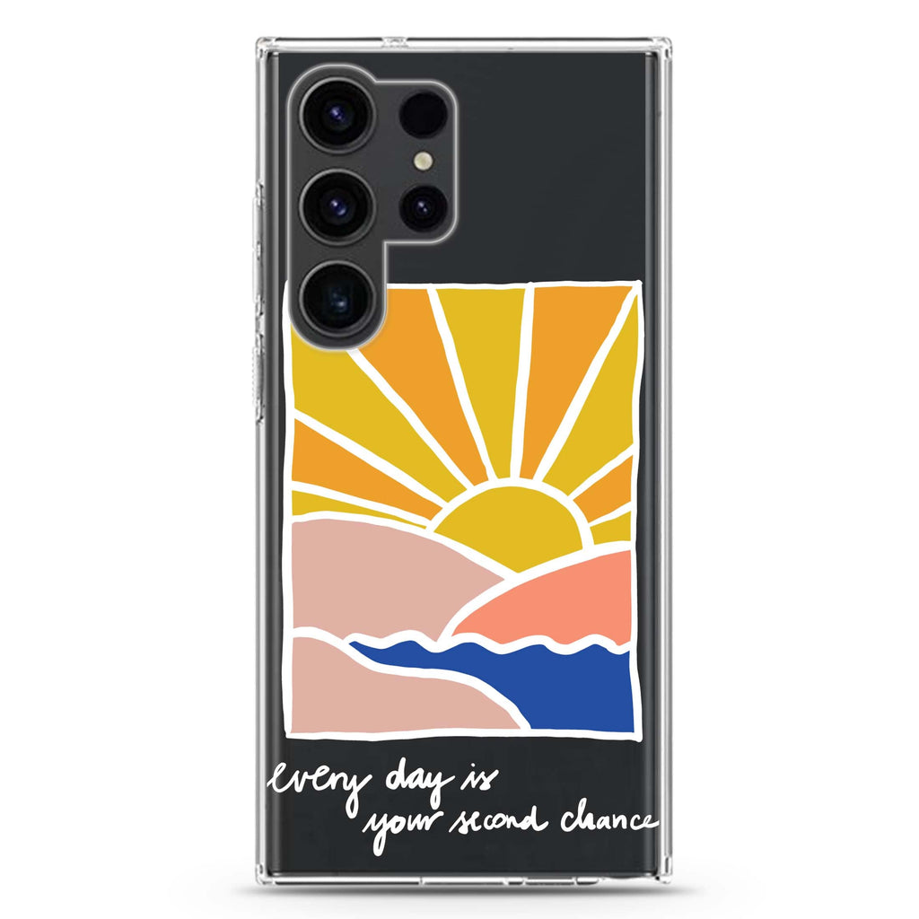 Have a good day Samsung Galaxy Ultra 透明保護殼，適用 S26/S25/S24/S23 Ultra，圖1