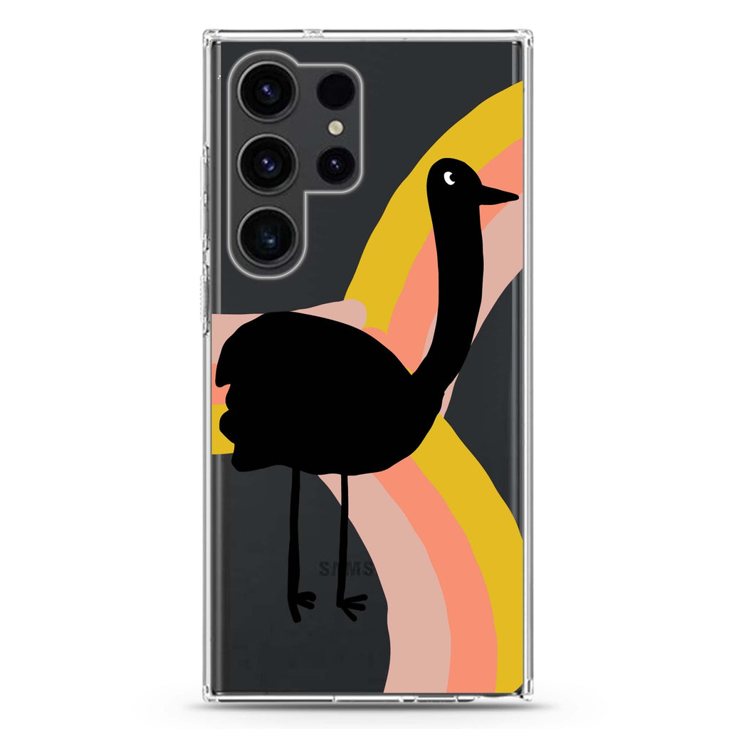 Rainbow Bird Samsung Galaxy Ultra 透明保護殼，適用 S26/S25/S24/S23 Ultra，圖1