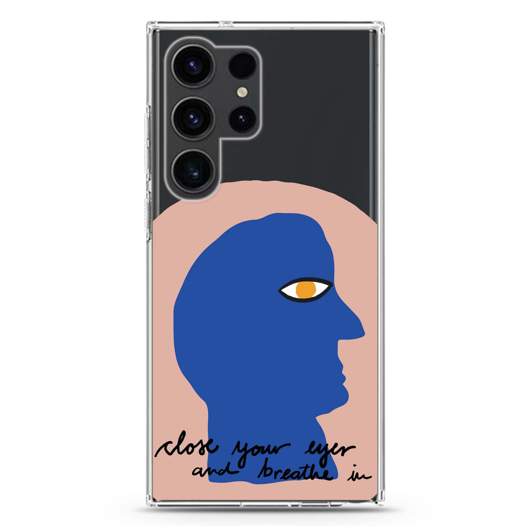 Breathe in Samsung Galaxy Ultra 透明保護殼，適用 S26/S25/S24/S23 Ultra，圖1