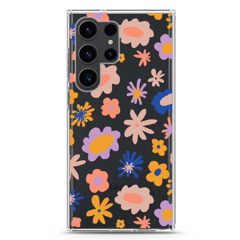 My love & pure heart Samsung Galaxy Ultra 透明保護殼，適用 S26/S25/S24/S23 Ultra，圖1