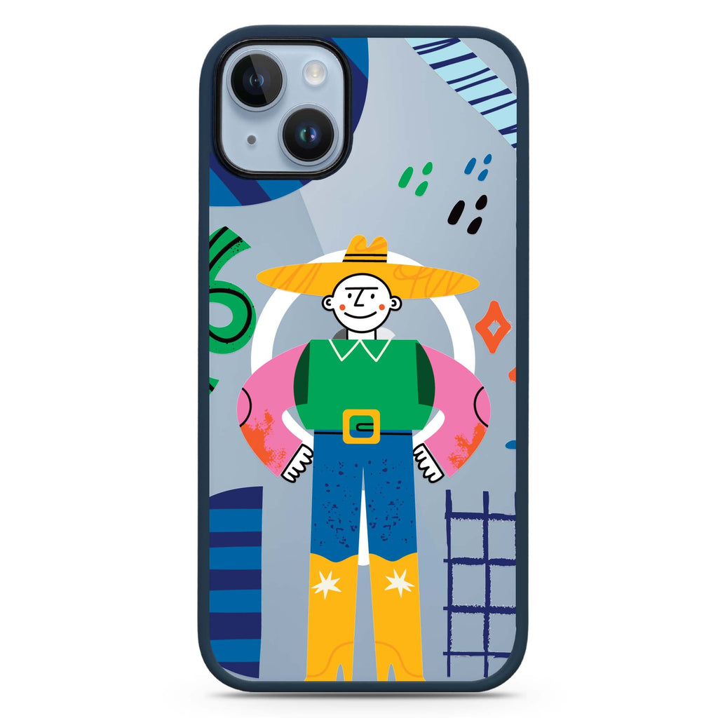Abstract People iPhone 14 Plus Magsafe 兼容防衝擊保護殼