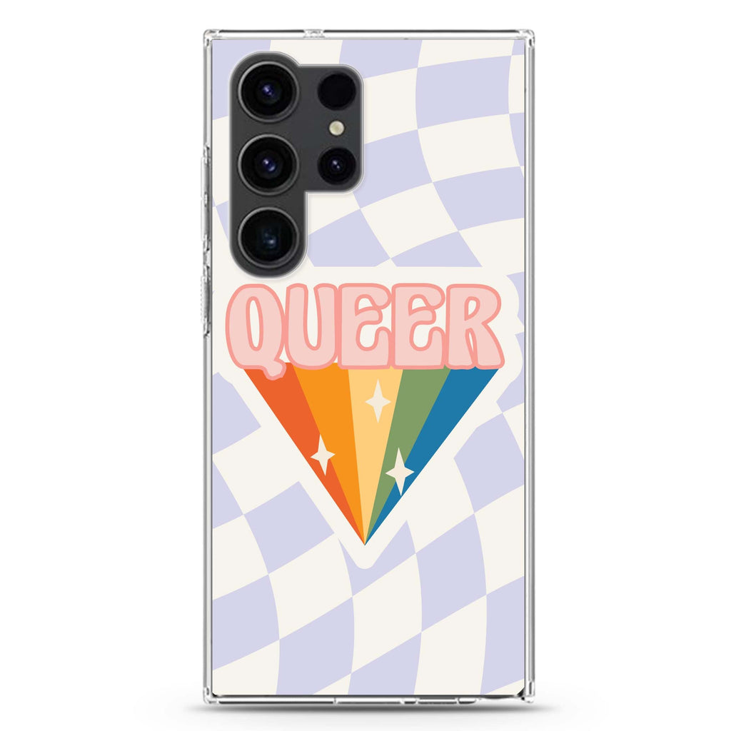Queer Samsung Galaxy Ultra 透明保護殼，適用 S26/S25/S24/S23 Ultra，圖1