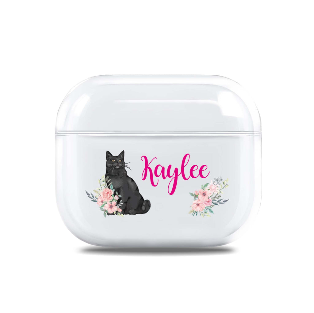 Elegant cat AirPods 透明保護殻