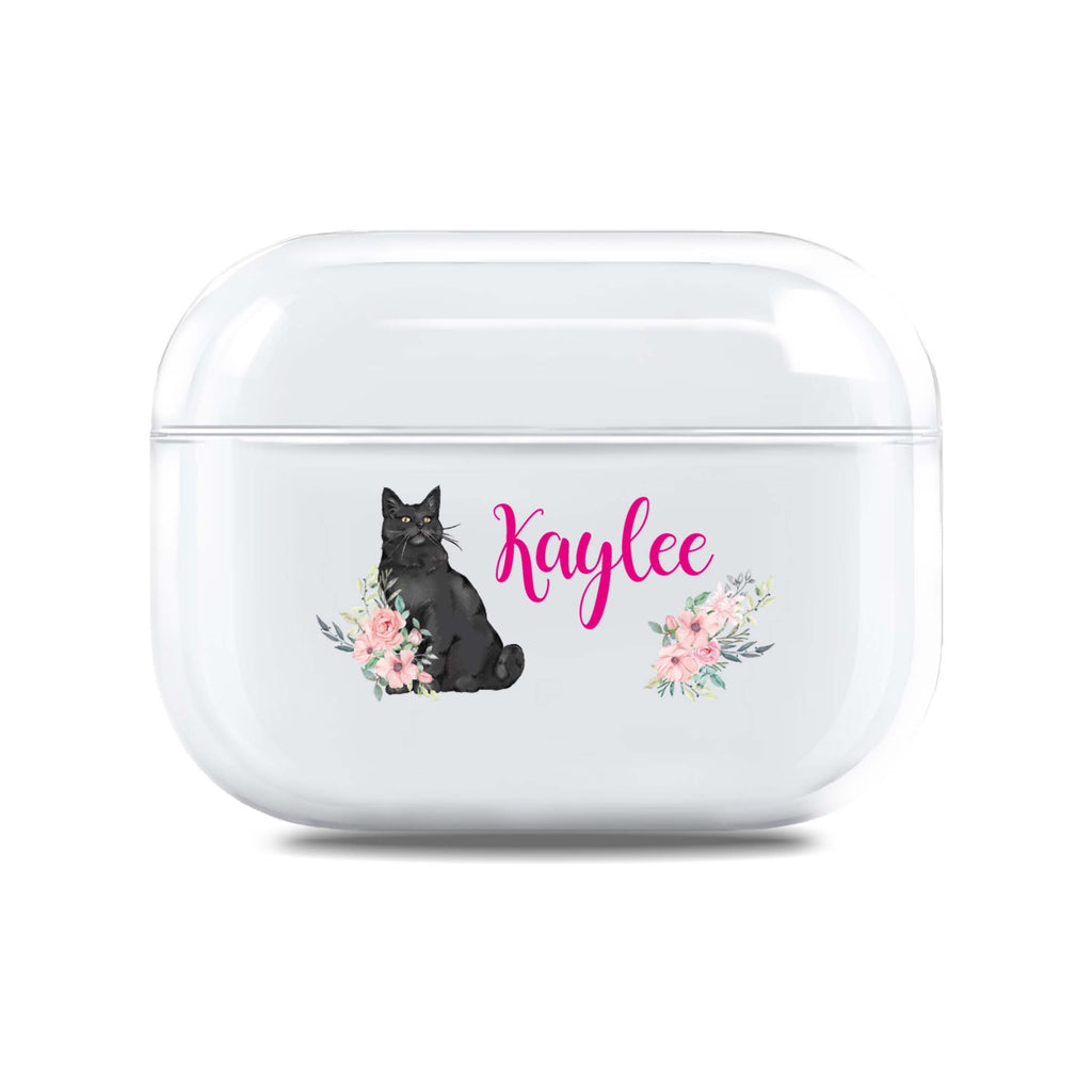 Elegant cat AirPods Pro 透明保護殻
