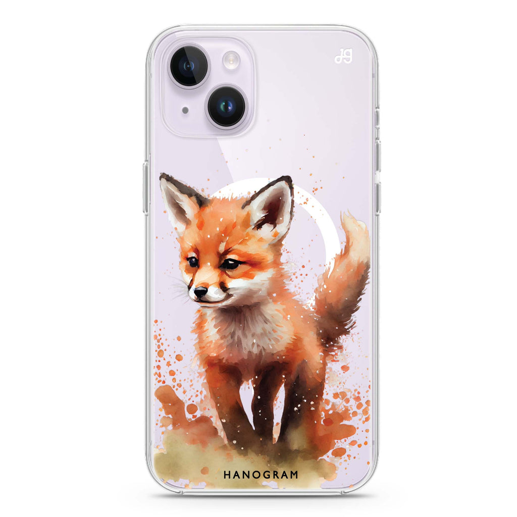 A Fox iPhone 14 Magsafe 兼容水晶透明保護殼