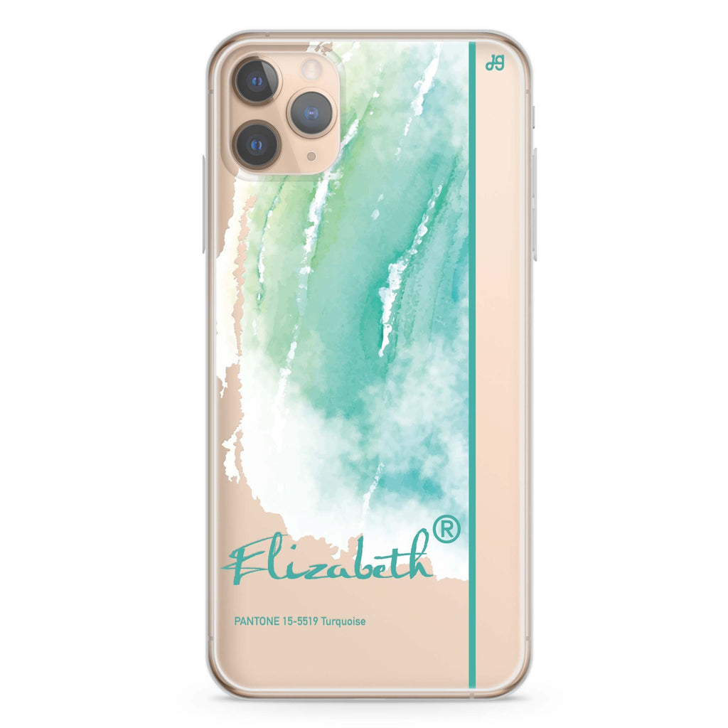 #15-5519 Turquoise II iPhone 11 Pro 水晶透明保護殼