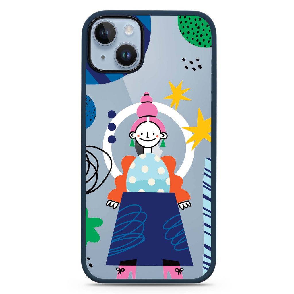 Abstract People iPhone 14 Plus Magsafe 兼容防衝擊保護殼