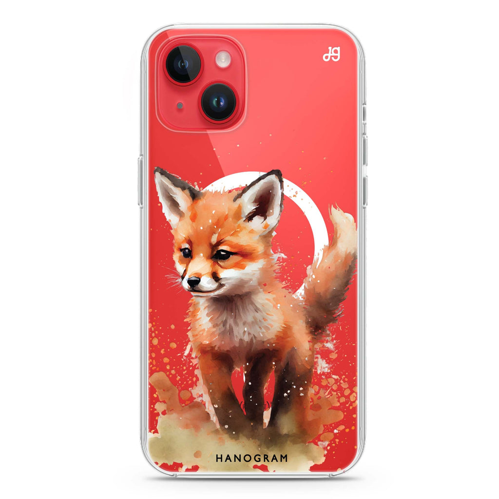 A Fox iPhone 14 Plus Magsafe 兼容水晶透明保護殼