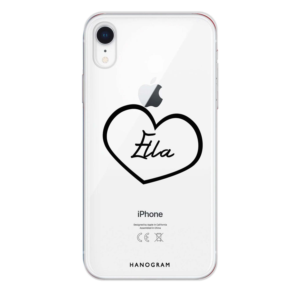 Sweet Heart iPhone XR 水晶透明保護殼