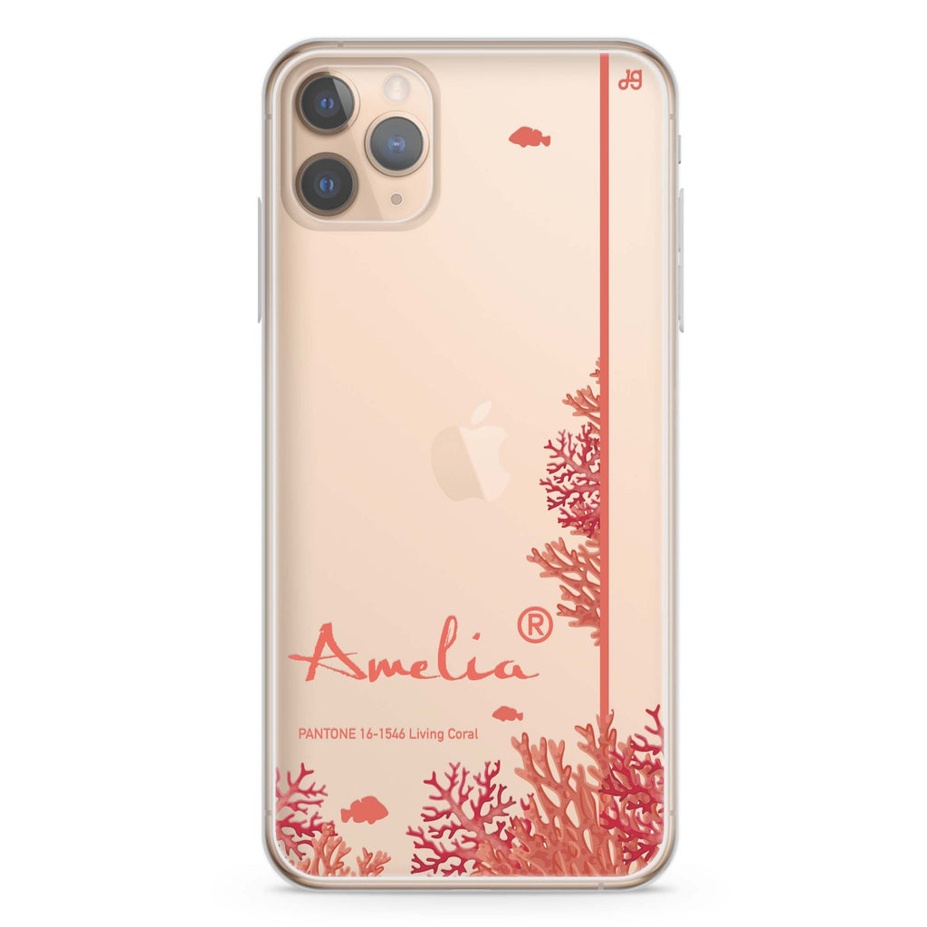 #16-1546 Living Coral II iPhone 11 Pro 水晶透明保護殼