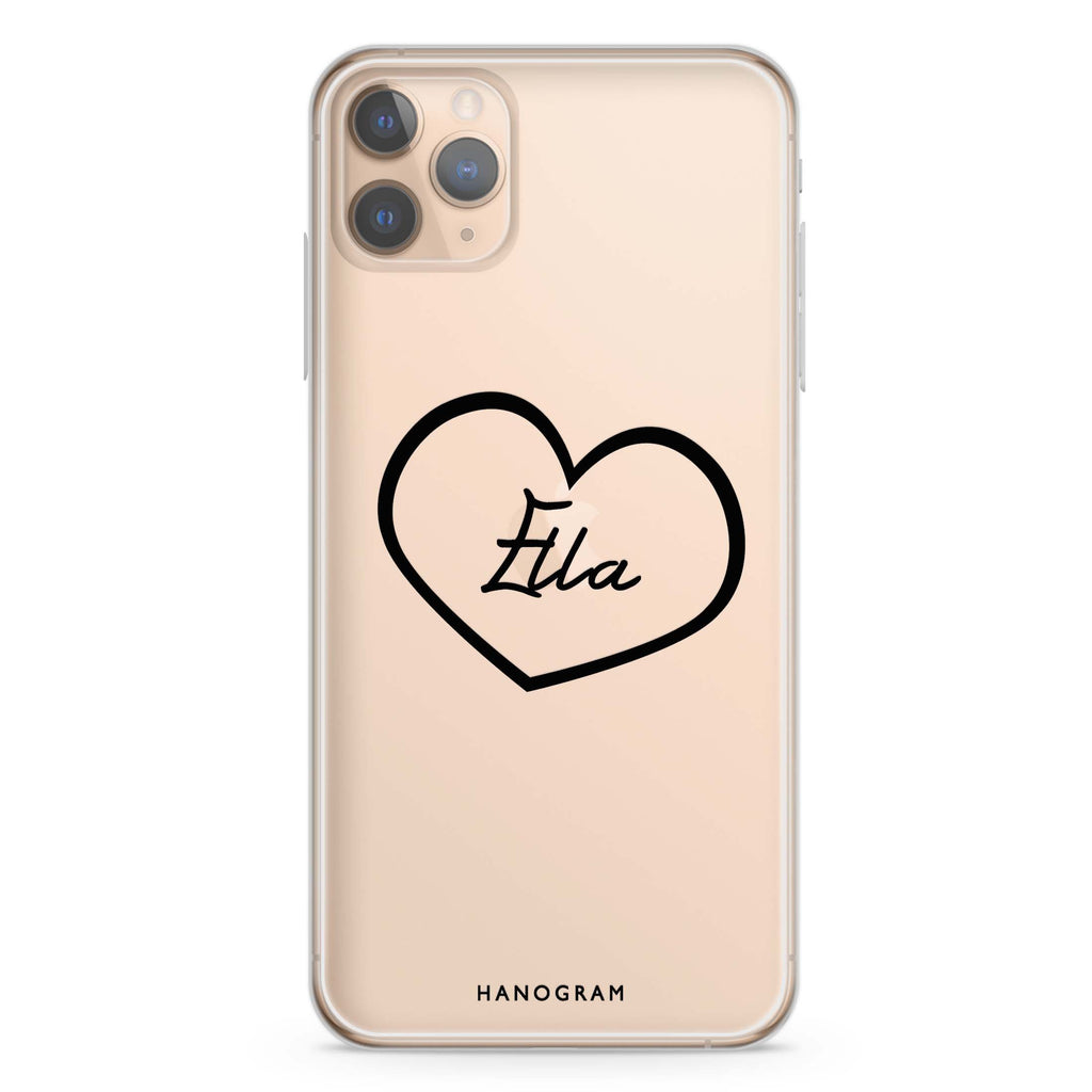 Sweet Heart iPhone 11 Pro Max 水晶透明保護殼