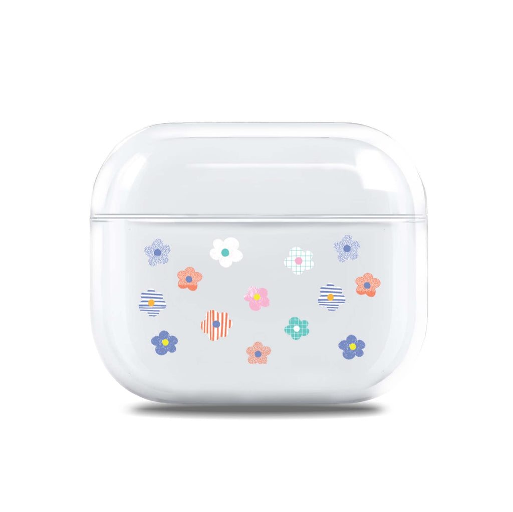 Floral Pattern AirPods 透明保護殻
