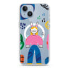 Abstract People iPhone 14 Plus Magsafe 兼容水晶透明保護殼