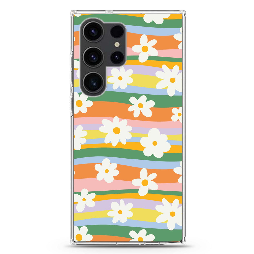 Flowers Samsung Galaxy Ultra 透明保護殼，適用 S26/S25/S24/S23 Ultra，圖1