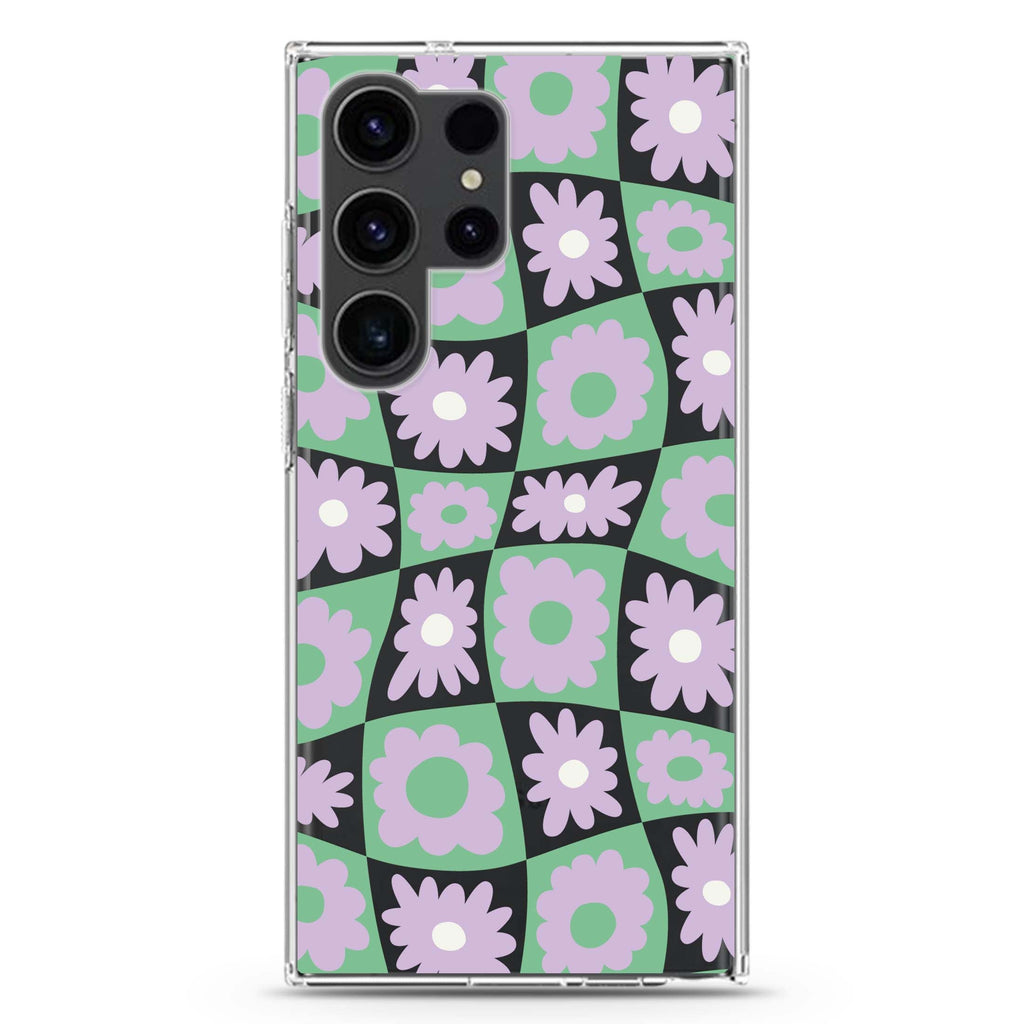 Flowers Samsung Galaxy Ultra 透明保護殼，適用 S26/S25/S24/S23 Ultra，圖1