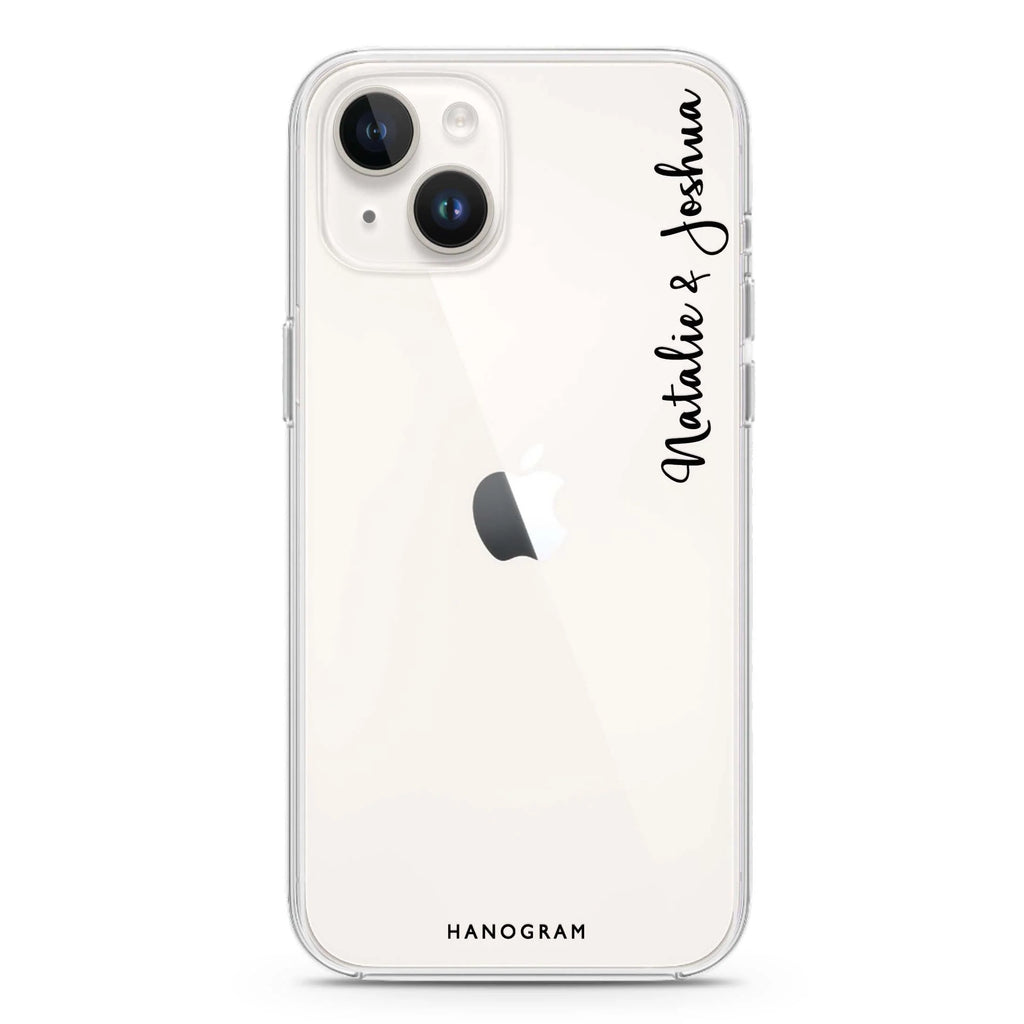 Me & You II iPhone 14 plus 水晶透明保護殼