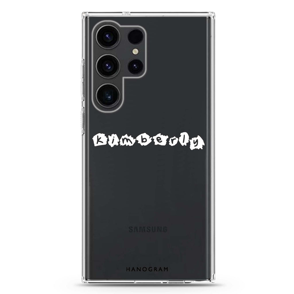 Sticker Custom Name Samsung Galaxy Ultra 可加名字透明保護殼，適用 S26/S25/S24/S23 Ultra，圖1