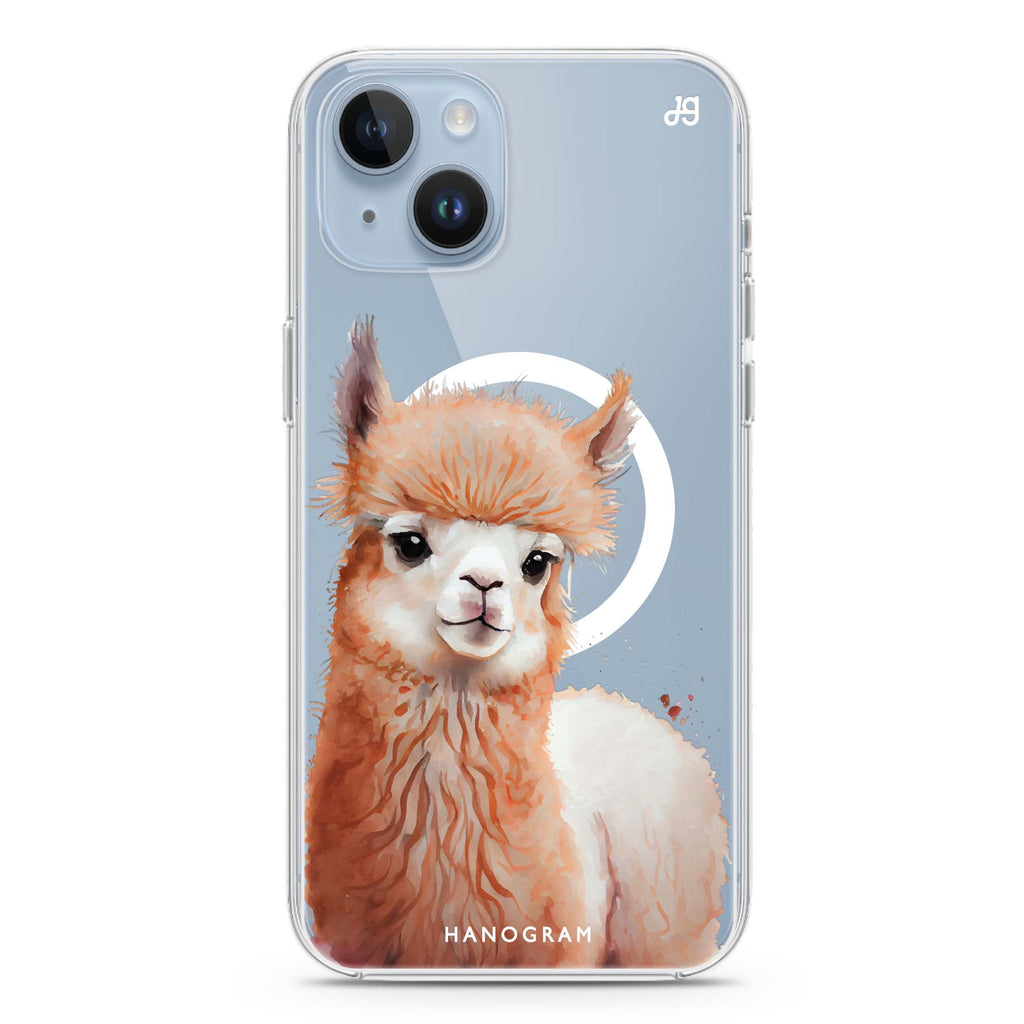 A Alpaca iPhone 14 Plus Magsafe 兼容水晶透明保護殼